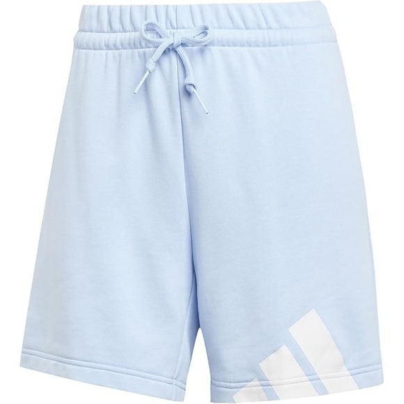 adidas Pants - Adidas Sweat Shorts Large Women's SHORTS Blue White Athletic Gym NWT